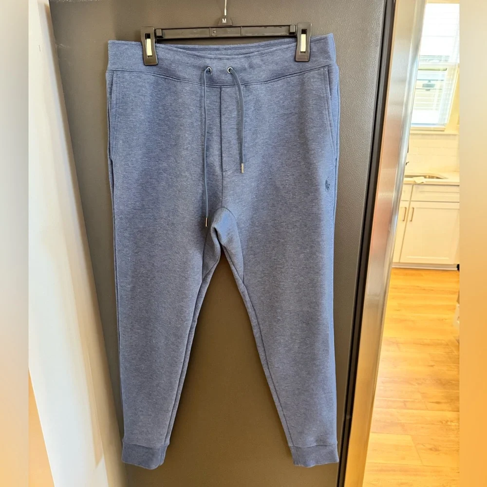 Polo by Ralph Lauren Men's Denim-Blue Jogger Pants - Picture 3 of 5
